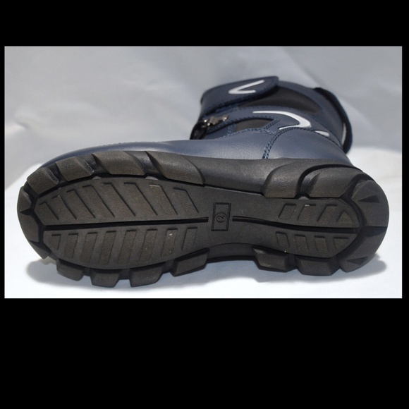 Circo Insulated Cold Weather Boots Unisex Size Youth US 2 Color Black and Blue - Picture 7 of 9